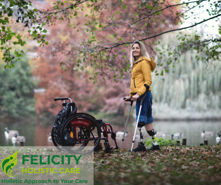 Empowering mobility and inclusion at Felicity Holistic Care - supporting walkers and wheelchair users