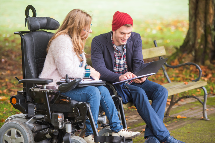 Support Coordinator with an NDIS participant in Geelong
