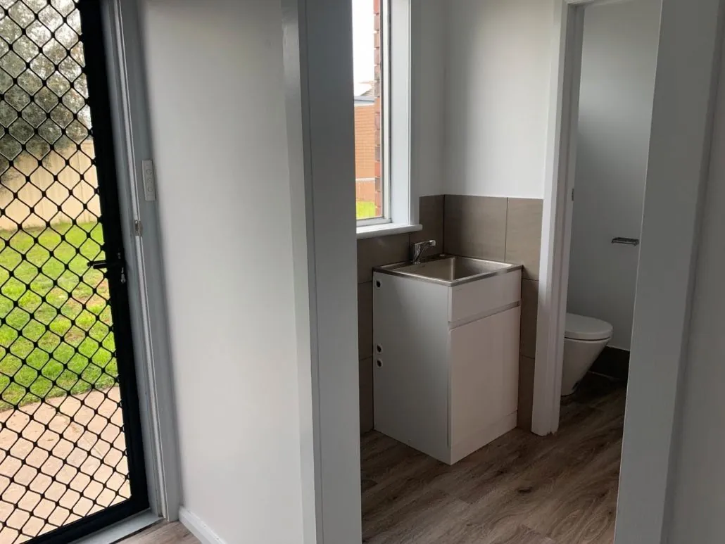 SIL house 2 in Shepparton Laundry